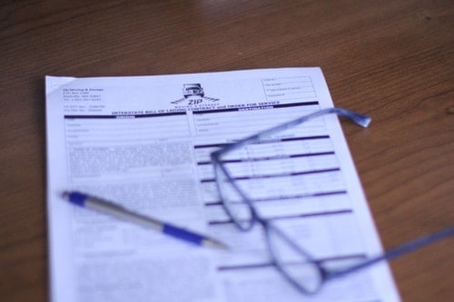 moving paperwork