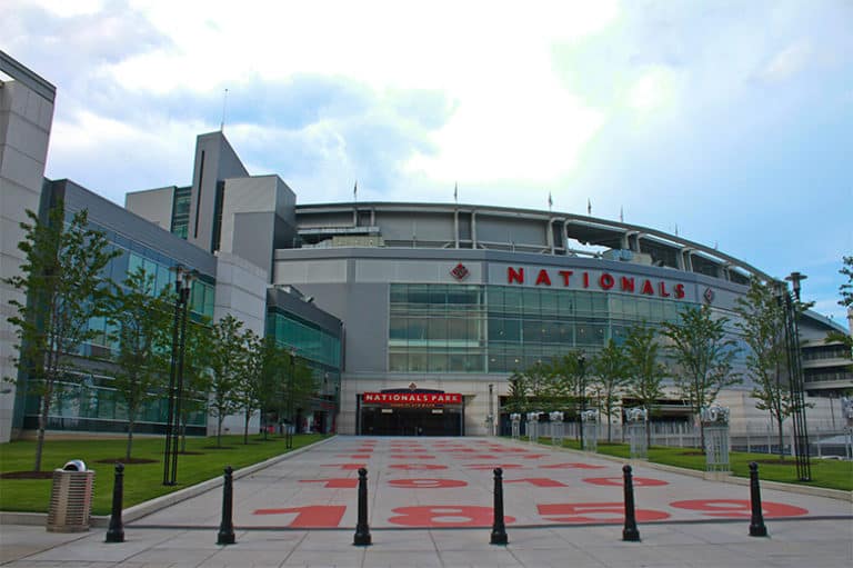 Home of Washington Nationals. Washington stadium.