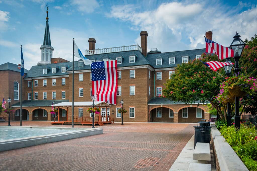 City Hall in Old Town, Alexandria, Virginia