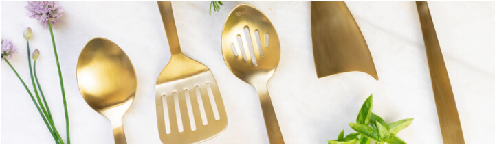 Housewarming Gifts – Be Home Matte Gold Cheese Knives