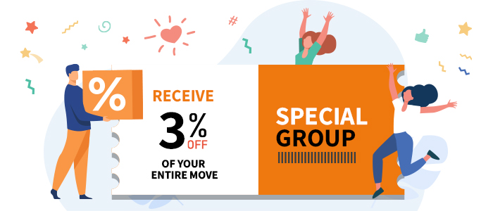 3 percent discount special group