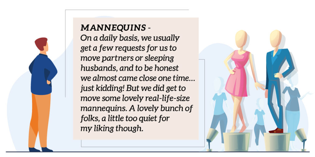 Moving story of Moving mannequins - a tough crowd to please