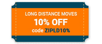 coupon 10% off long distance move