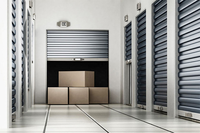 Secure storage service for moving.