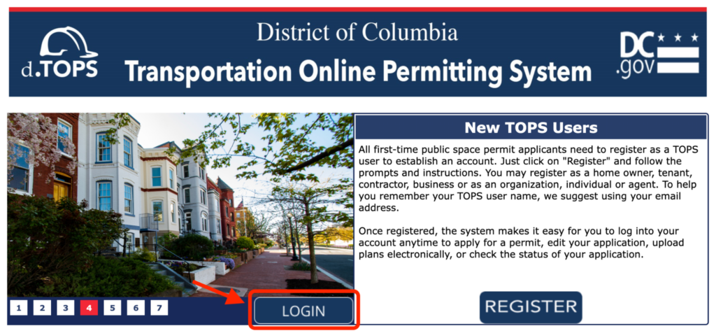 How to obtain a parking permit in Washington, D.C. Apply for a Permit step 1