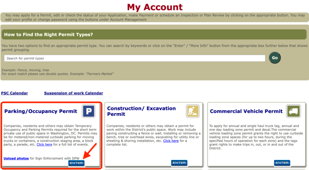 How to obtain a parking permit in Washington, D.C. Apply for a Permit