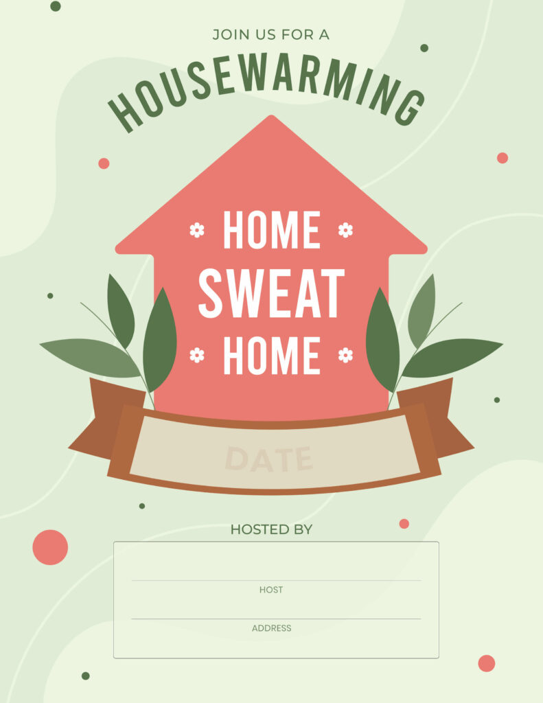 Housewarming Party Invite Template 01