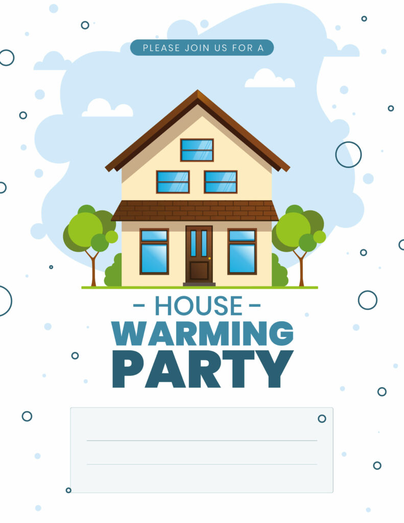 Housewarming Party Invite Template 02