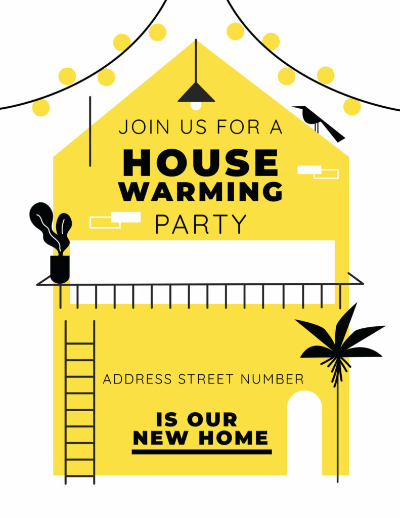 Housewarming Party Invite Template 03